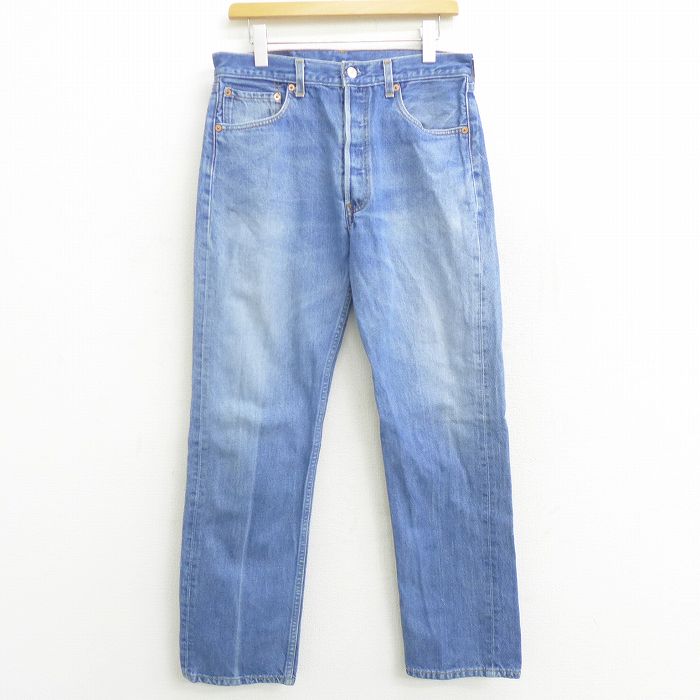 中古 古着 ジーンズ Levis リーバイス 501 メンズ 90年代 90s コットン Usa製 アメリカ製 紺 ネイビー デニム Spe W32 中古 ボトムス ジーパン Gパン ロングパンツ 春夏 春物 春服 秋冬 秋物 秋服 長ズボン カジュアル メンズファッション ファッション