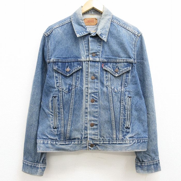 中古 古着 リーバイス Levis 長袖 ジージャン メンズ 90年代 90s コットン Usa製 アメリカ製 紺 ネイビー デニム Lサイズ 中古 アウター Gジャンジャケット 春夏 春物 春服 秋冬 秋物 秋服 カジュアル メンズファッション ファッション おしゃれ カジュアル