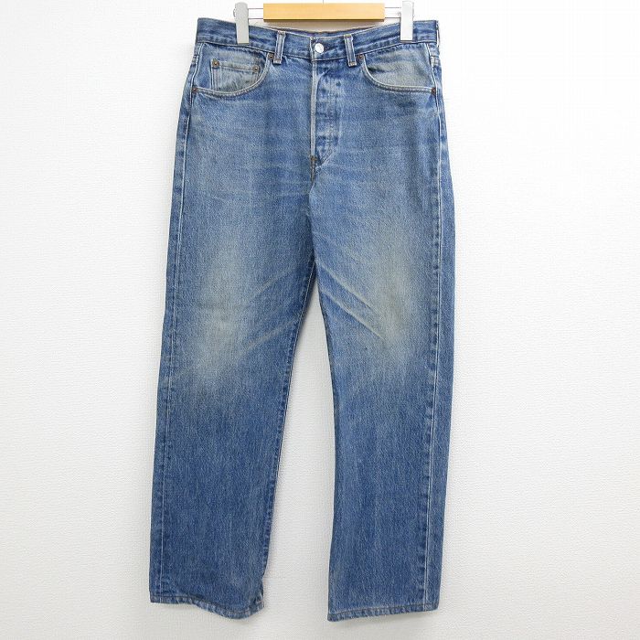 中古 古着 ジーンズ Levis リーバイス 501 メンズ 黒カンヌキ ブラック ヒゲ コットン 紺 ネイビー デニム Spe W31 中古 ボトムス ジーパン Gパン ロングパンツ 春夏 春物 春服 秋冬 秋物 秋服 長ズボン カジュアル メンズファッション ファッション おしゃれ