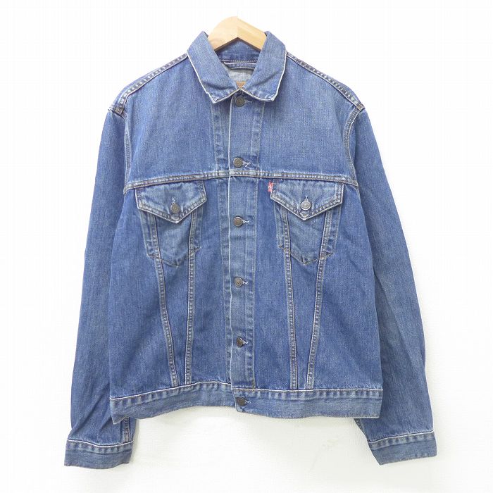 中古 古着 Levis リーバイス 長袖 ジージャン メンズ 濃紺 ネイビー デニム Mサイズ 中古 アウター Gジャンジャケット 春夏 春物 春服 秋冬 秋物 秋服 カジュアル メンズファッション ファッション おしゃれ カジュアルジャケット Dokinkarfetv Com