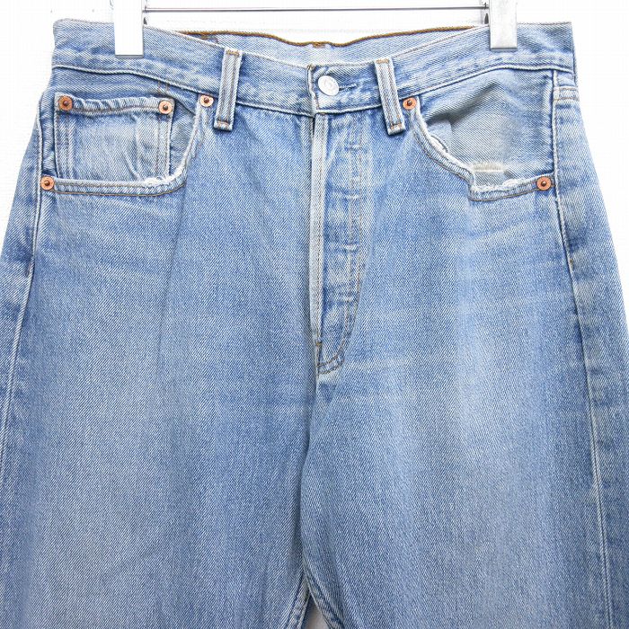 中古 古着 ジーンズ Levis リーバイス 501 メンズ ヒゲ コットン 紺 ネイビー デニム W31 中古 ボトムス ジーパン Gパン ロングパンツ 春夏 春物 春服 秋冬 秋物 秋服 長ズボン カジュアル メンズファッション ファッション おしゃれ Ceconsolidada Cl