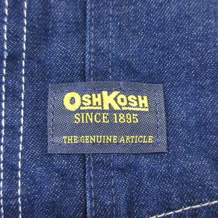 中古 古着 オシュコシュ Oshkosh オーバーオール メンズ 80年代 80s コットン Usa製 アメリカ製 タロン 紺 ネイビー デニム W38 中古 ボトムス 春夏 春物 春服 秋冬 秋物 秋服 長ズボン カジュアル メンズファッション ファッション おしゃれ Ceconsolidada Cl