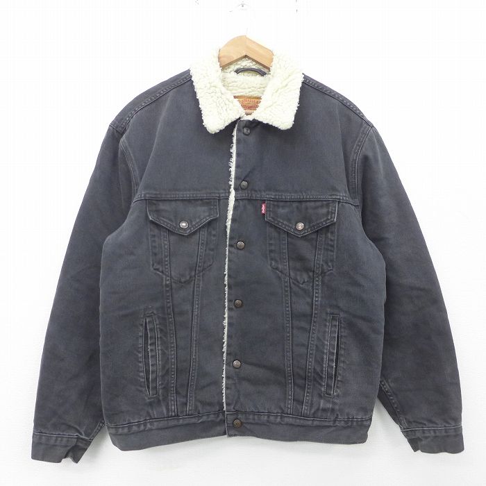 中古 古着 リーバイス Levis 長袖 デニム ボア ジージャン 黒 ブラック Xlサイズ 中古 メンズ アウター Gジャンジャケット 春夏 春物 春服 秋冬 秋物 秋服 カジュアル メンズファッション ファッション おしゃれ カジュアルジャケット Ultranoticias Com Mx