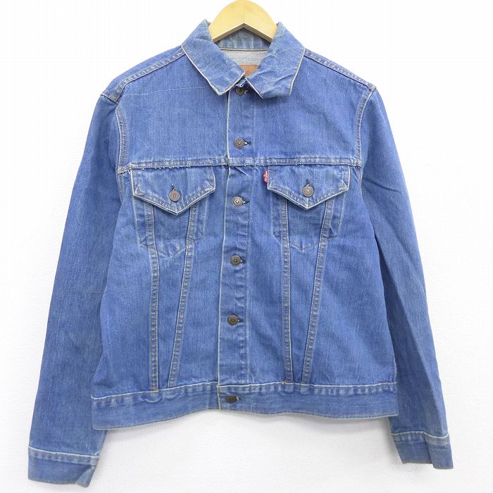 中古 古着 リーバイス Levis 長袖 ビンテージ ヴィンテージ ジージャン メンズ 70年代 70s Usa製 アメリカ製 紺 ネイビー デニム Spe Mサイズ 中古 アウター Gジャンジャケット 春夏 春物 春服 秋冬 秋物 秋服 カジュアル メンズファッション ファッション お