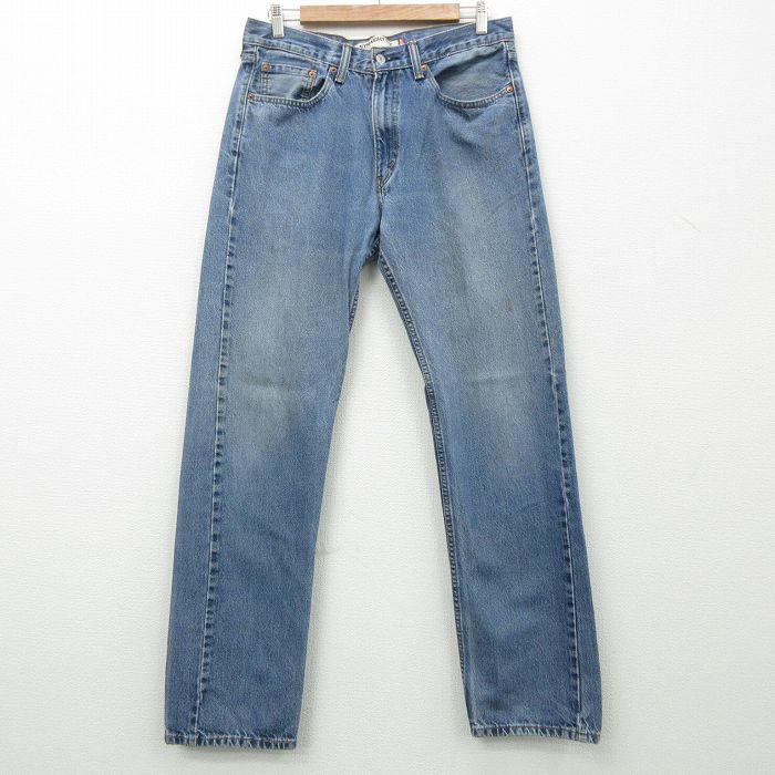 中古 古着 ジーンズ Levis リーバイス 505 メンズ コットン 紺 ネイビー デニム W33 中古 ボトムス ジーパン Gパン ロングパンツ 春 夏 春物 春服 秋冬 秋物 秋服 長ズボン カジュアル メンズファッション ファッション おしゃれ Fitzfishponds Com