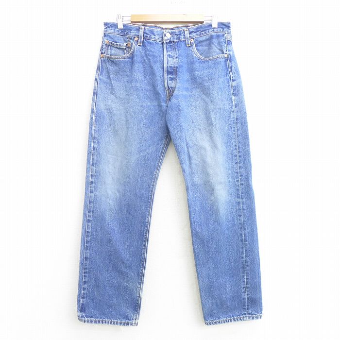 中古 古着 ジーンズ Levis リーバイス 501 メンズ 00時間 00s ヒゲ コットン 濃紺 ネービーブルー デニム W36 中古 ボトムス ジーパーン Gパン ロングショーツ 春期朱夏 春物 春お召し物 秋場冬 秋物 秋服 頭領ズボン 心地好い メンズファッション ファッション ドレス