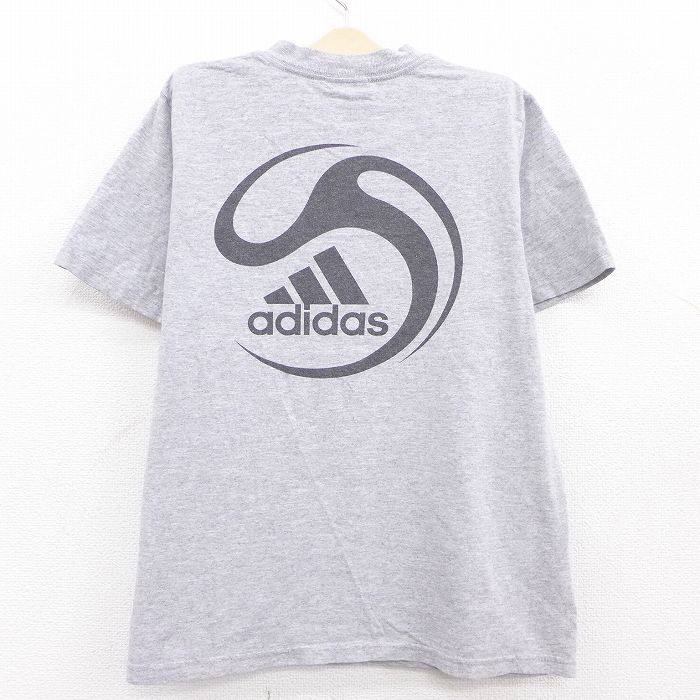 中古 古着 アディダス Adidas 半袖 サッカーtシャツ キッズ ボーイズ 子供服 ワールドカップ サウスアフリカ クルーネック 丸首 グレー 霜降り ファッション 待望 女の子 春物 かわいい 春服 秋服 春夏 秋冬 おしゃれ カジュアル 秋物 こども服 子ども服