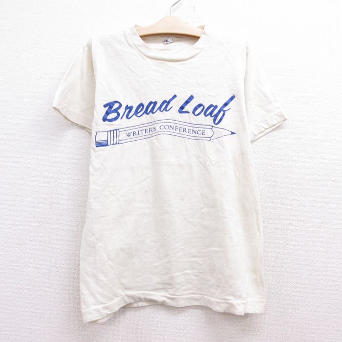 市場 中古 ボーイズ 丸首 キッズ コットン ヴィンテージTシャツ ビンテージ 子供服 champion Loaf 古着 半袖 クルーネック  チャンピオン 70年代 Bread 70s