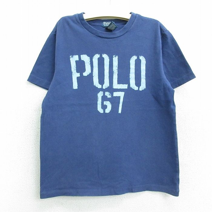 最も信頼できる 中古 古着 ラルフローレン Ralph Lauren 半袖 ブランドtシャツ キッズ ボーイズ 子供服 90年代 90s ポロ 67 コットン クルーネック 丸首 紺 ネイビー 春夏 春物 春服 秋冬 秋物 秋服 女の子 子ども服 こども服 カジュアル ファッション おしゃれ