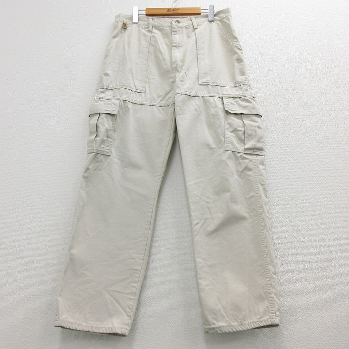 21年春の 中古 古着 ラングラー Wrangler カーゴパンツ メンズ 90年代 90s コットン Usa製 アメリカ製 ベージュ カーキ Spe W32 ボトムス ロング 春夏 春物 春服 秋冬 秋物 秋服 長ズボン カジュアル メンズファッション ファッション おしゃれ