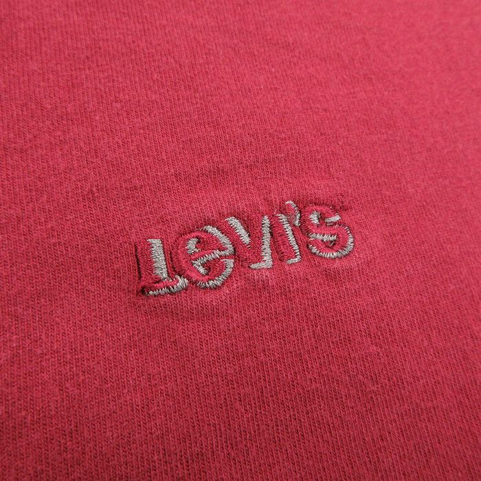 大人気 中古 古着 リーバイス Levis 半袖 ビンテージ ヴィンテージtシャツ メンズ 90年代 90s 刺繍 コットン クルーネック 丸首 エンジ Xlサイズ 春夏 夏物 夏服 メンズファッション カットソー ティーシャツ ティシャツ メンズtシャツ 半袖tシ Sferavisia Hr