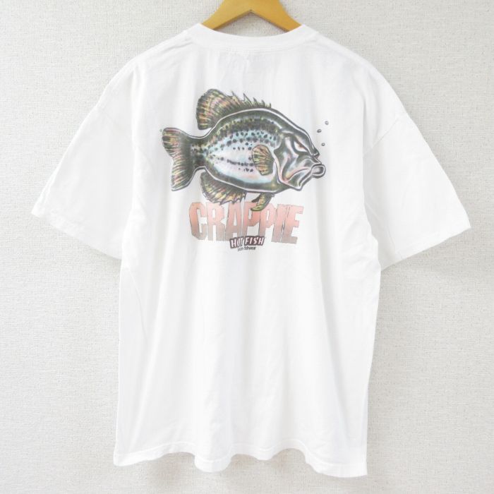 中古 古着 メンズ Ll ゆったり オーバーサイズ 00s 00年代 大きいサイズ ビンテージ 魚 半袖 ビッグシルエット ビッグサイズ ヴィンテージtシャツ 2l