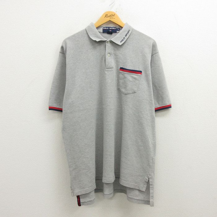 SALE／72%OFF】 古着 柄ニットポロ ポロニット ユニセックス 大きい 