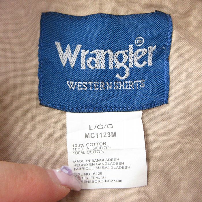 【楽天市場】【中古】古着 ラングラー Wrangler 長袖 ウエスタンシャツ メンズ カウボーイ 牛 ネイティブ柄 ラグ柄 コットン