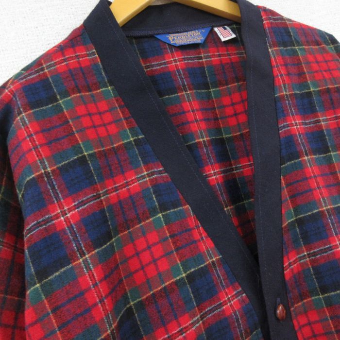古着 ペンドルトン PENDLETON レッド ウールジャケット 秋服 冬物