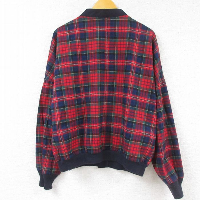 古着 ペンドルトン PENDLETON レッド ウールジャケット 秋服 冬物