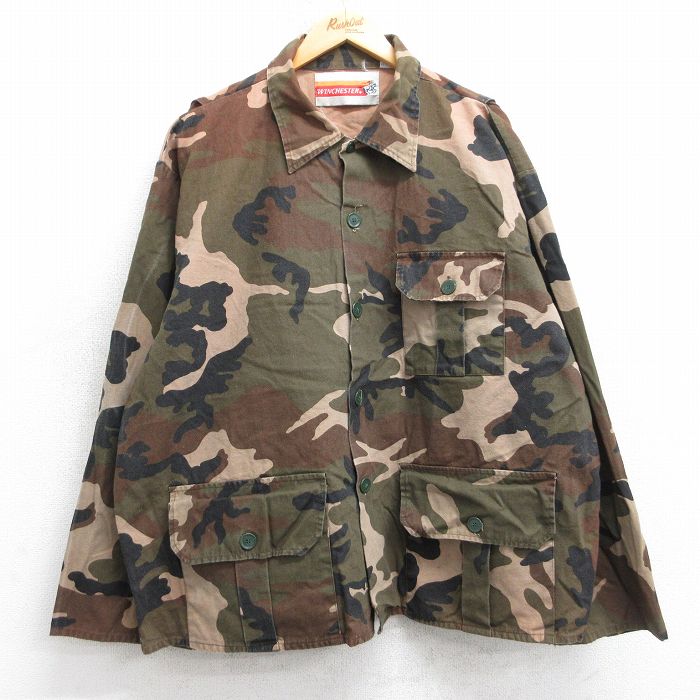 楽天市場】70s USA製 Field and Fireside リーフ カモ 迷彩