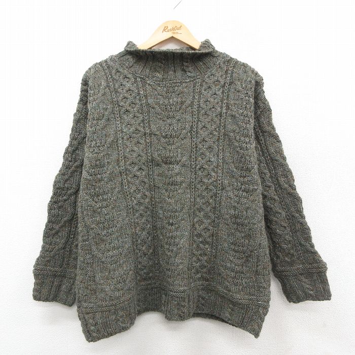 楽天市場】アイルランド製 Carraig Donn フィッシャーマンセーター M