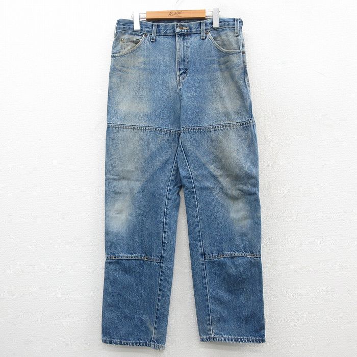 楽天市場】【VINTAGE】ヴィンテージダブルニー デニムペインターパンツ