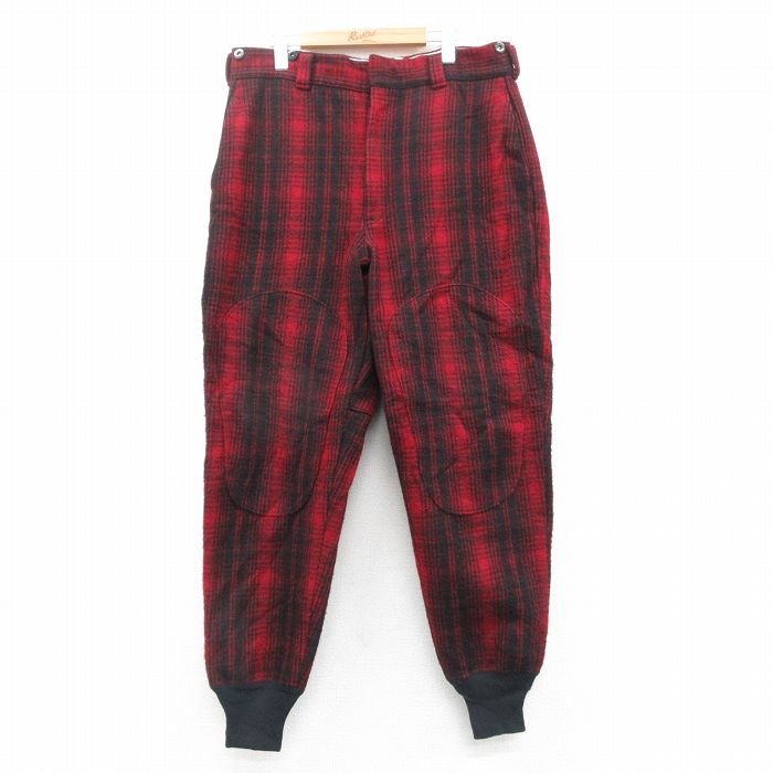 楽天市場】70s ビンテージ □ ウールリッチ サスペンダー付き チェック