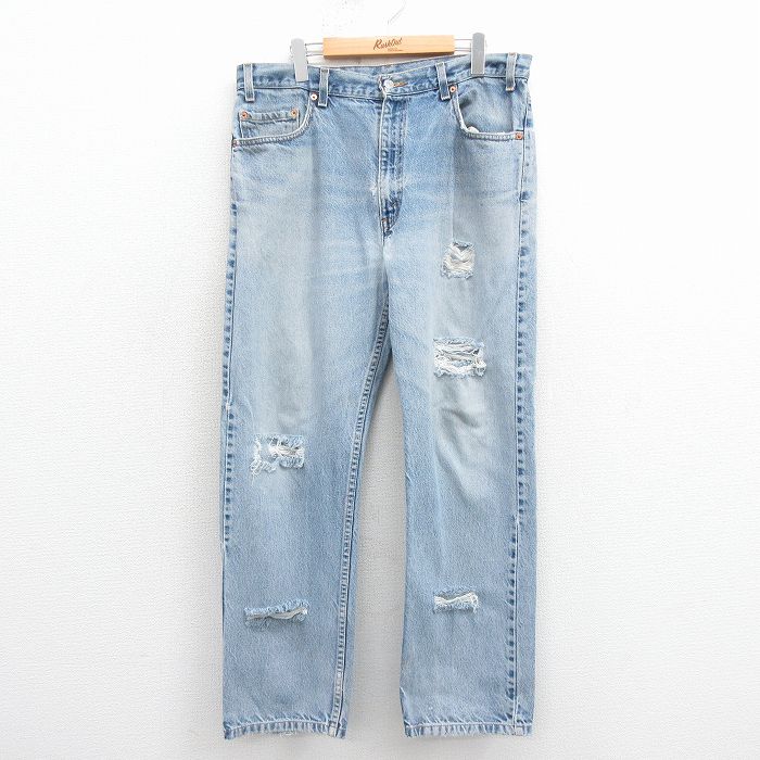 【中古】古着 ジーンズ Levis リーバイス 505 メンズ 00年代 00s コットン 紺 デニム 25nov25