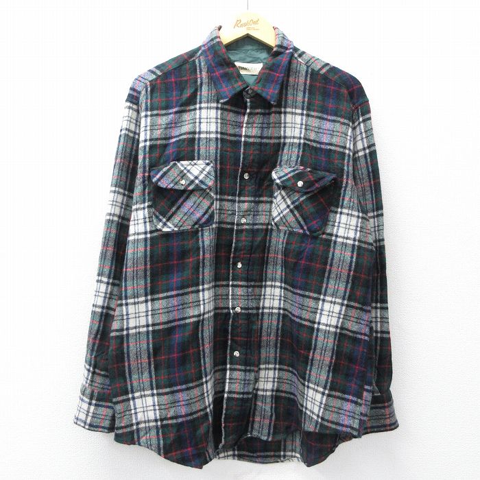 楽天市場】90年代 ST.JOHN'S BAY セントジョンズベイ ウールシャツ