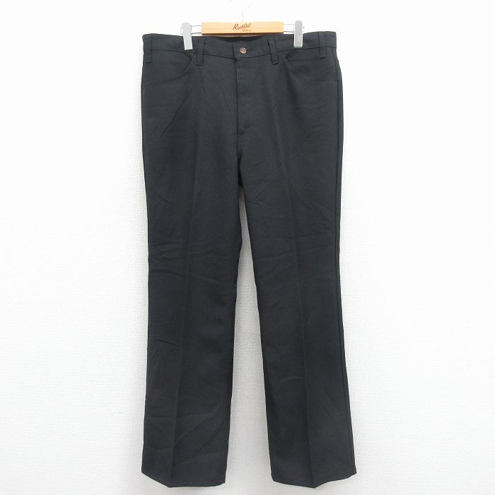 【中古】古着 リーバイス Levis 517 パンツ メンズ 80年代 80s ブーツカット USA製 タロン 黒【spe】 25dec06
