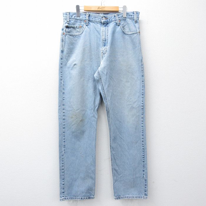 【中古】古着 ジーンズ Levis リーバイス 505 メンズ 00年代 00s コットン 紺 デニム 26feb05