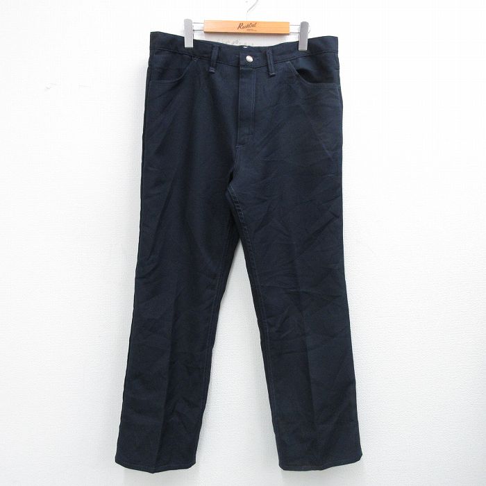 【中古】古着 ラングラー ランチャー パンツ メンズ 90年代 90s USA製 黒【spe】 26feb06