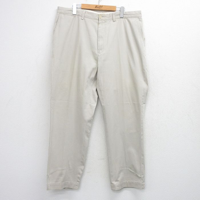 【中古】古着 ラルフローレン ブランド チノ パンツ チノパン メンズ 90年代 90s PROSPECT コットン 薄ベージュ 26mar02