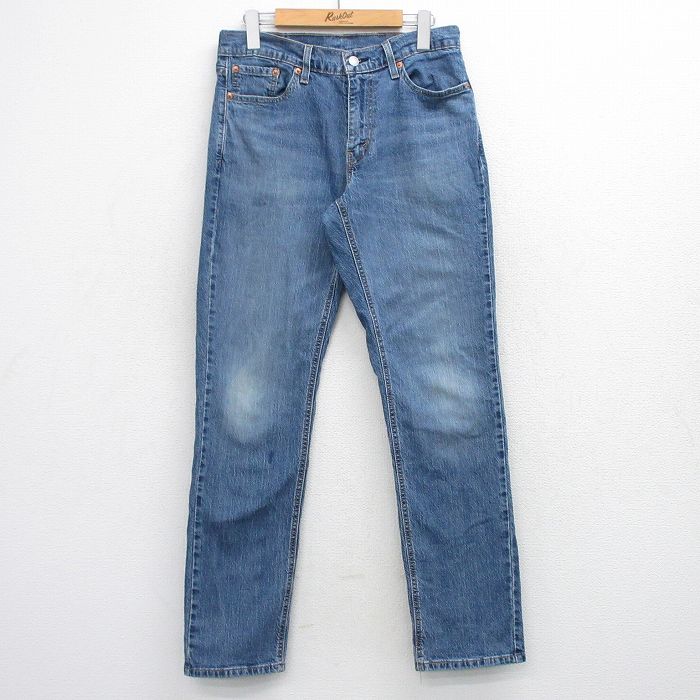 【中古】古着 リーバイス Levis 541 ジーンズ メンズ ヒゲ 紺 デニム【spe】 26mar14