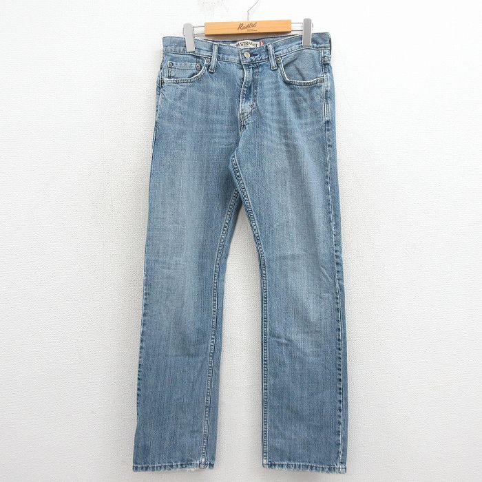 【中古】古着 リーバイス Levis 514 ジーンズ メンズ ヒゲ コットン 紺 デニム 26mar17