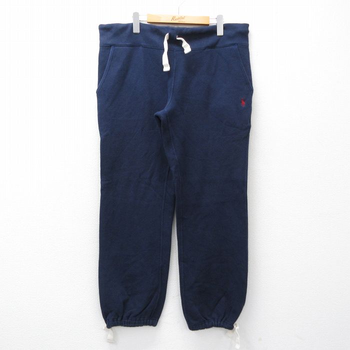 【中古】古着 ラルフローレン ブランド名 汗水 ズボン下 メンズ 90年月日 90s ワンポイントロゴタイプ 大層らしい大きさ 紺【spe】 26apr10