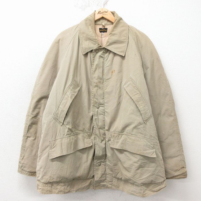 【中古】古着 長袖 ビンテージ 落ちこむ 上衣 メンズ 40年月日 40s ラグラン ベージュ【spe】 26apr24