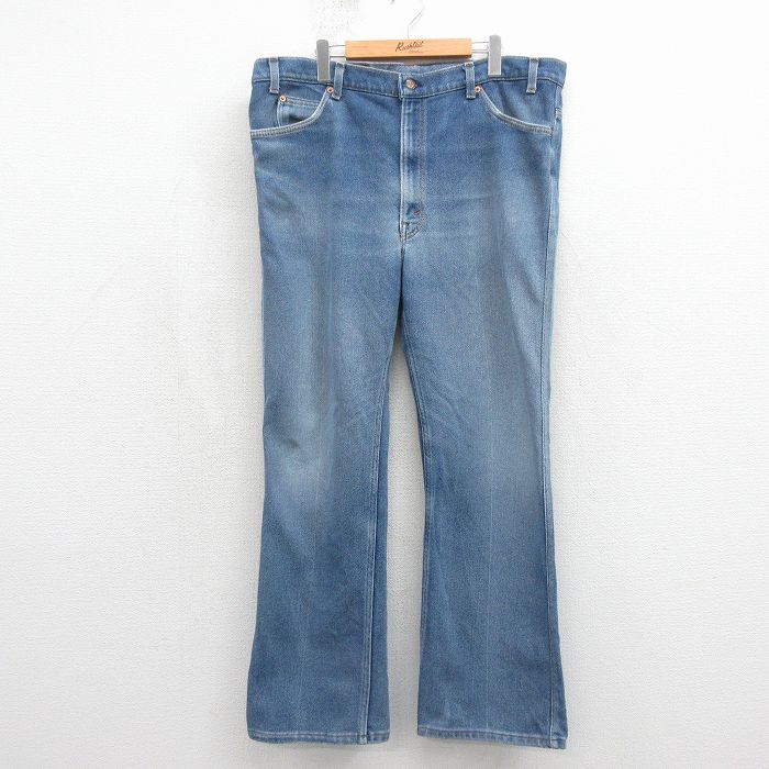 【中古】古着 デニム Levis リーヴァイズジーンズ 517 メンズ 90年月日 90s ブーツ取りすてる 馬鹿でかい大いさ USA製 米国海軍 ジーンズ【spe】 26may15