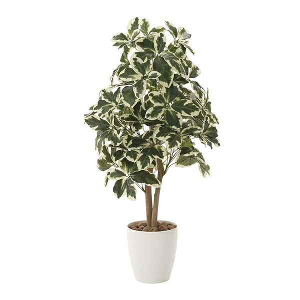 アートグリーン 人工観葉植物 光触媒 光の楽園 斑入シェフレラ90|RUSH PLAZA(ラッシュプラザ)