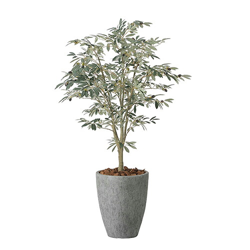 アートグリーン 人工観葉植物 光触媒 光の楽園 ナチュラルオリーブツリー1.5｜RUSH PLAZA（ラッシュプラザ）