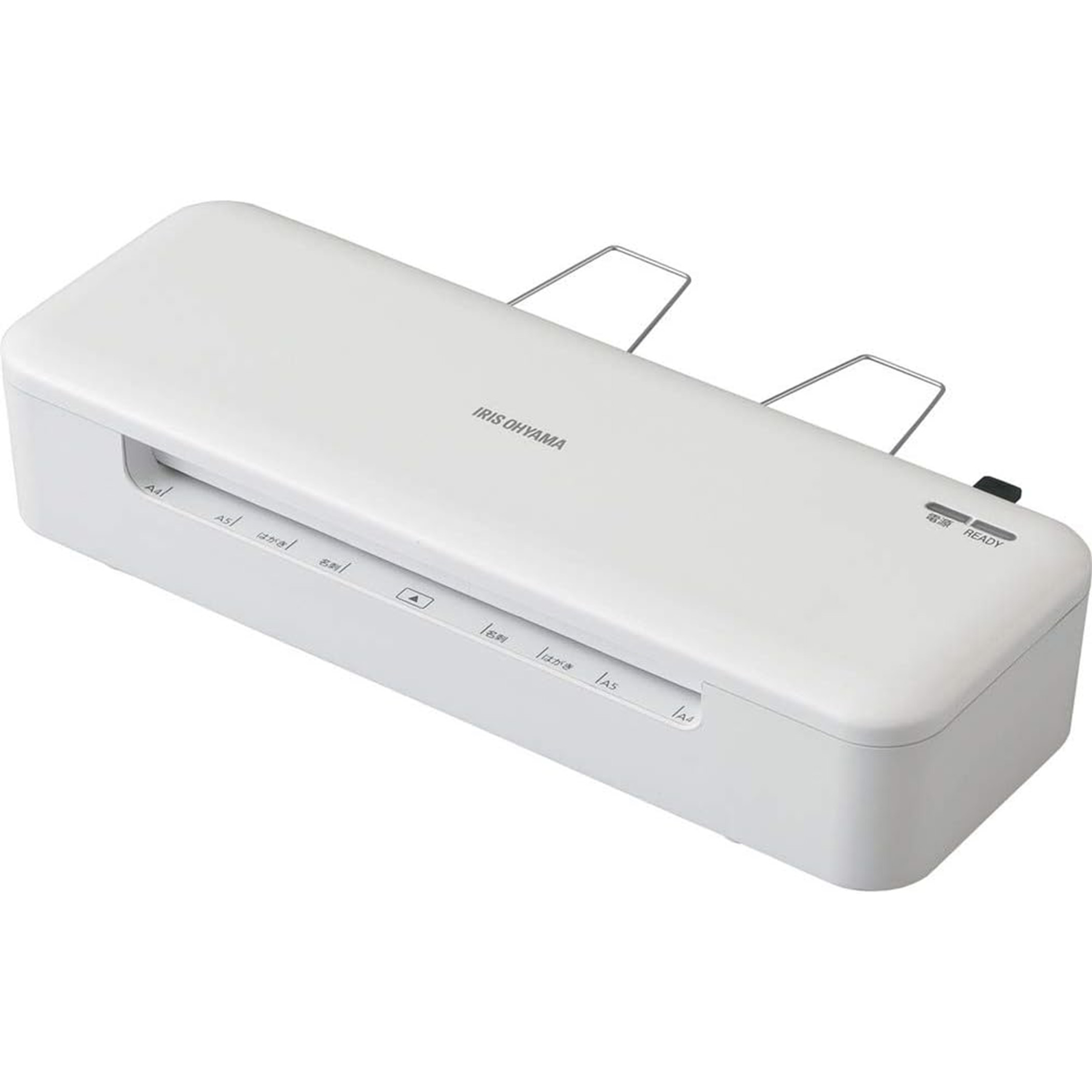 アイリスオーヤマ 高速起動ラミネーター 2本ローラータイプ HSL-A42-W ホワイト