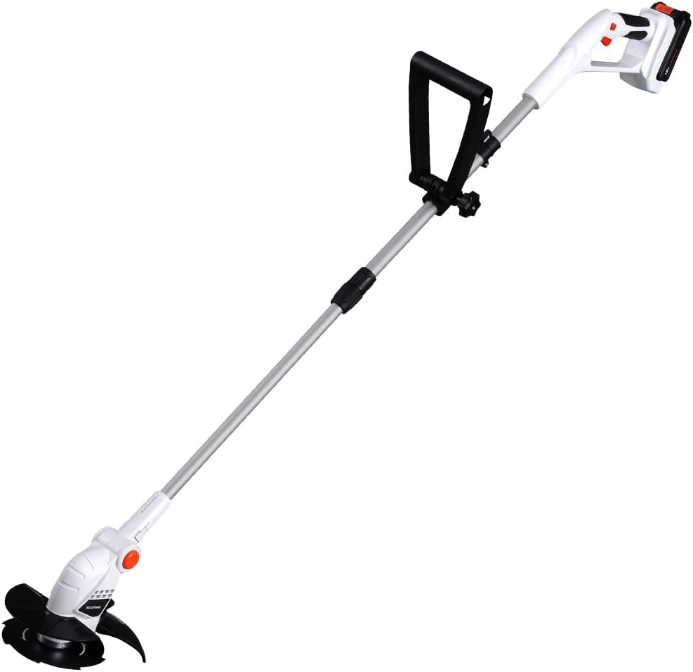アイリスオーヤマ 充電式草刈り機 JGT160M2 (18V／金属・ナイロン刃付／連続60分駆動／肩掛けベルト＆安全ガード付き)