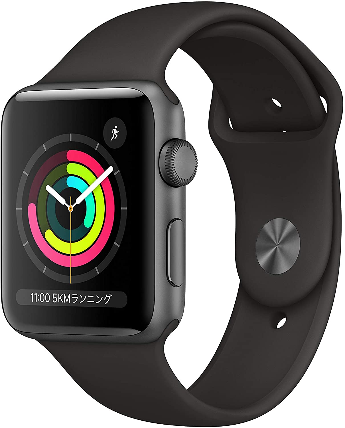 Apple Watch Series 3 Gpsモデル 42mmスペースグレイアルミニウムケースとブラックスポーツバンド Mtf32j A アップルウォッチ Rvcconst Com