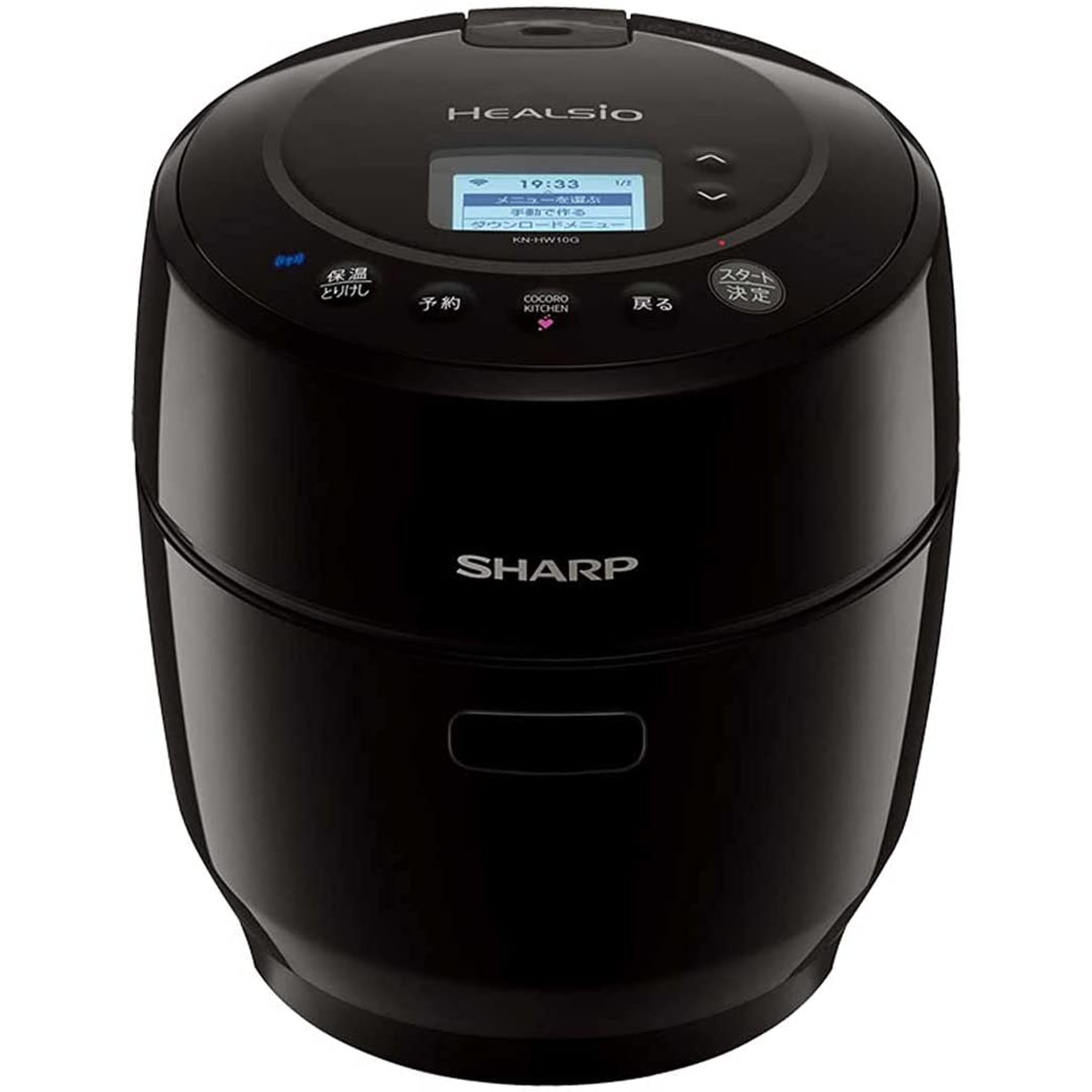 楽天市場】SHARP シャープ ヘルシオ ホットクック KN-HW10G-B ブラック