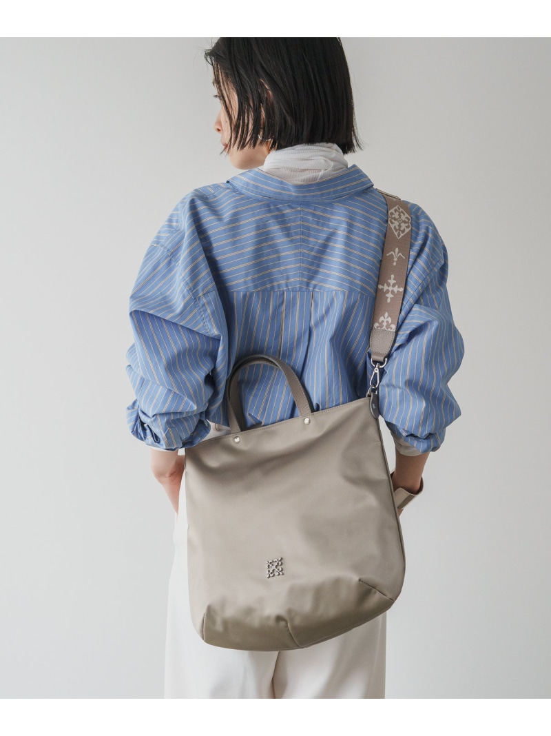 ラシット　キャンバス　２Way　ベージュ 完売カラーの追加予約を受付中！］【名品】 2wayトートバッグ