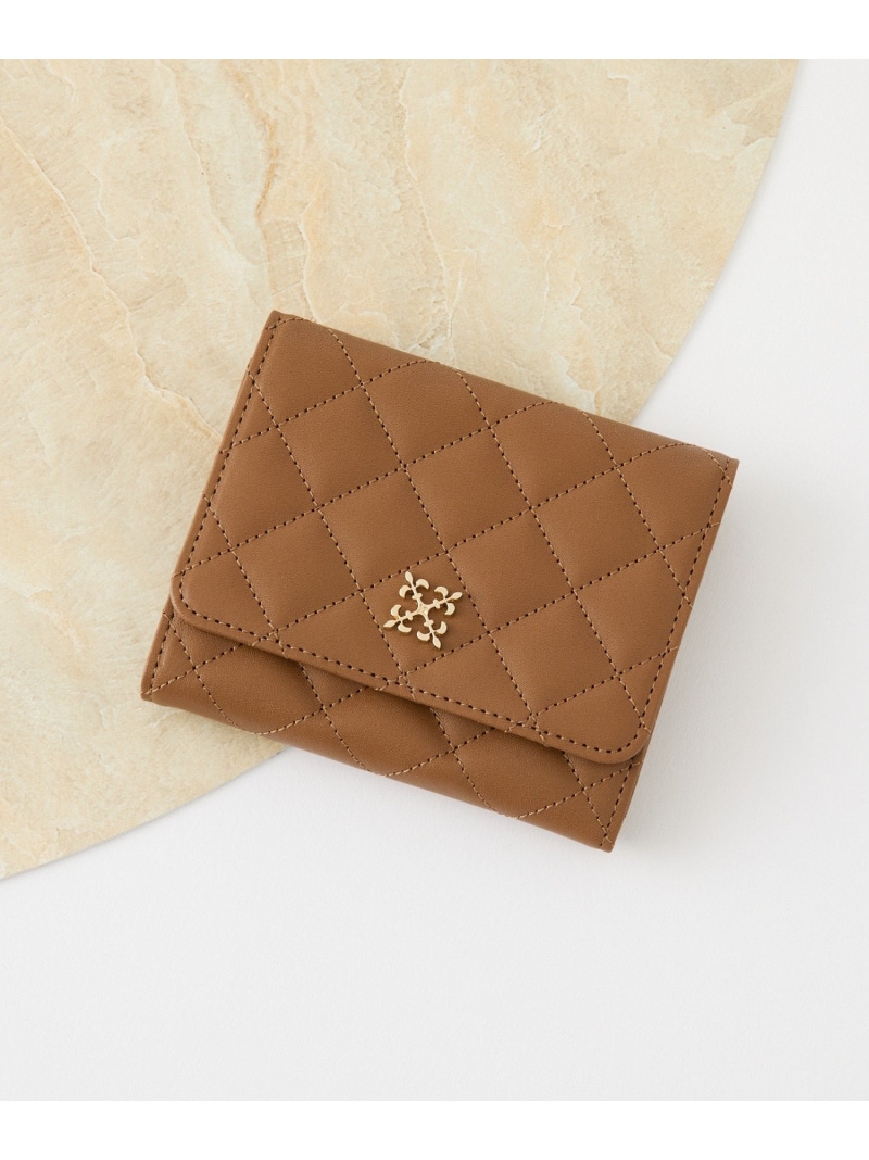 楽天市場】エンボスモノグラムラウンドウォレット russet