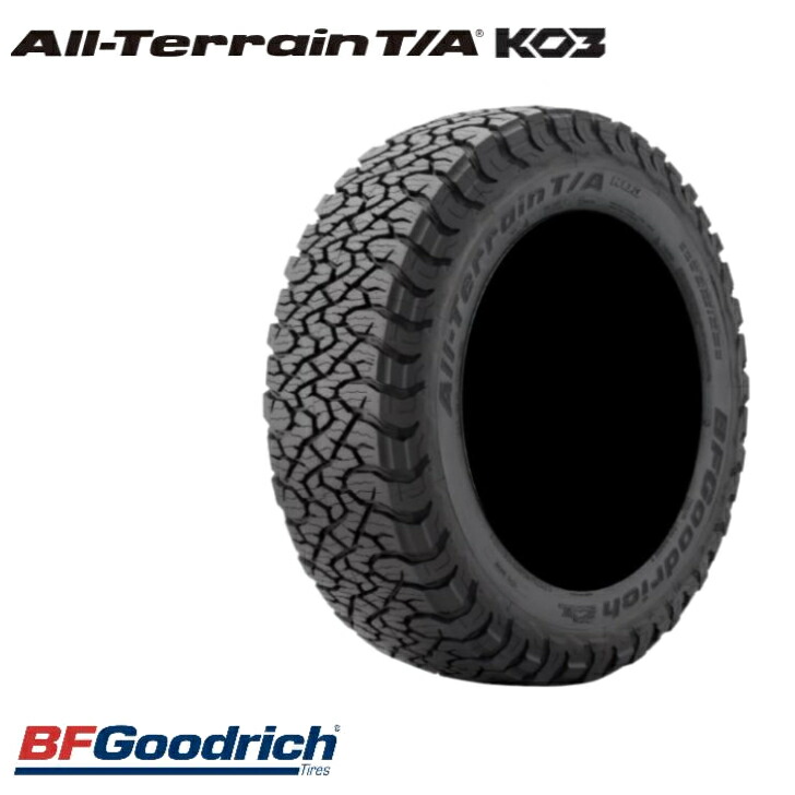 【正規輸入品】BFグッドリッチ オールテレーン T/A KO3 37&times;13.50R22 128R LT◆ブラックレター BFGoodrich ALL TERRAIN SUV/4X4用 37x13.50R22｜ラスティーボルト