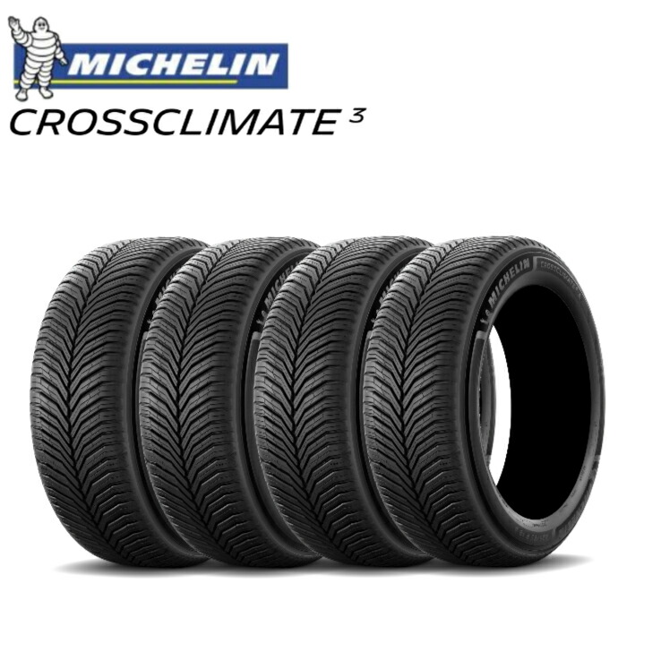 【新発売】【4本セット】【正規輸入品】ミシュラン クロスクライメート3 205/55R16 94V XL◆MICHELIN CROSSCLIMATE 3 乗用車用オールシーズンタイヤ