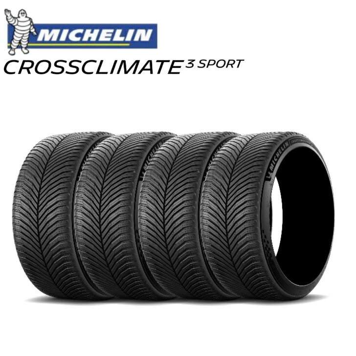 【新発売】【4本セット】【正規輸入品】ミシュラン クロスクライメート3 スポーツ 245/35R19 93Y XL◆MICHELIN CROSSCLIMATE 3 SPORT 乗用車用オールシーズンタイヤ|ラスティーボルト