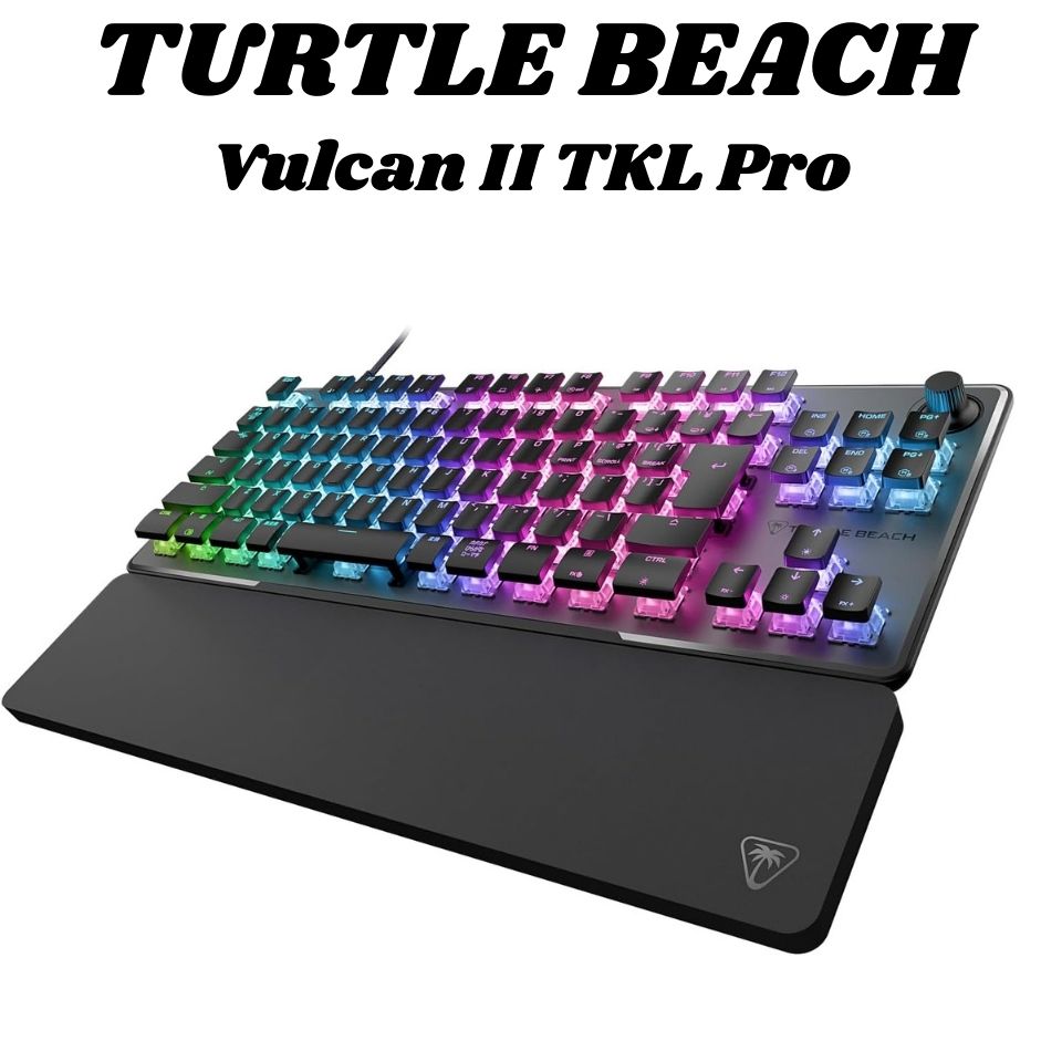 TURTLE BEACH ラピッド銃の引き金 積み上げる ゲーミングキーボード Vulcan II TKL Pro リアクタップ 変数アクチュエーション 日本語申し合わせ 有線 黒いこと 黒 広座敷体裁 アナログ テンキー受け答え RGB