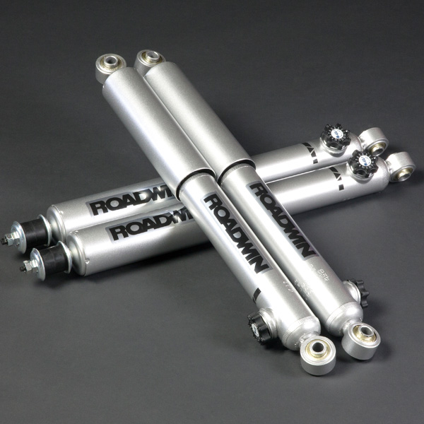 【APIO：1217-1F/1217-1R】ジムニーJB23/33/43用ROADWINショックアブソーバー 銀八（減衰力14段調整）4本セット｜4WD＆SUV PROSHOP ＲＶ ＳＨＵＥＩ