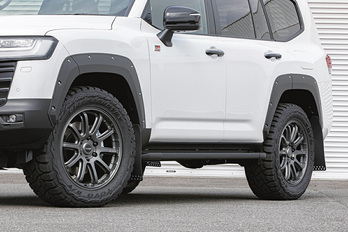 JAOS フェンダーガーニッシュ type-X 塗装品 マットブラック ランドクルーザー 300系 GR SPORT　B135052MB-GR