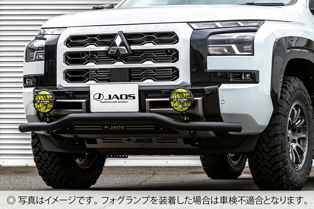 JAOS フロントスキッドバー ブラック／ブラック トライトン LC2T系　B150367D